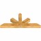 Ekena Millwork Saratoga Rough Sawn Timber Gable Bracket, Western Red Cedar, 48"W x 22"H x 4"D x 4"F, 11/12 Pitch GBW048X22X0404SAR00RWR - alternate 3